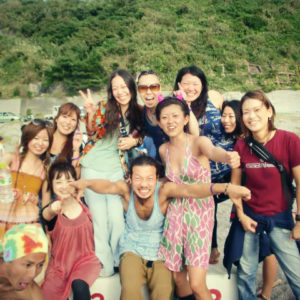 Last summer trip 2009 神津島 Party!